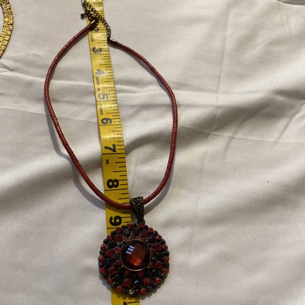 Ruby Red Necklace - image 7